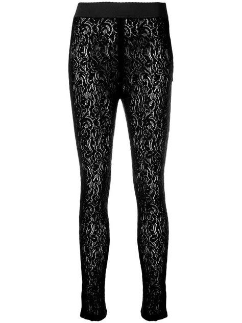 dolce gabbana lace pants|dolce and gabbana tights.